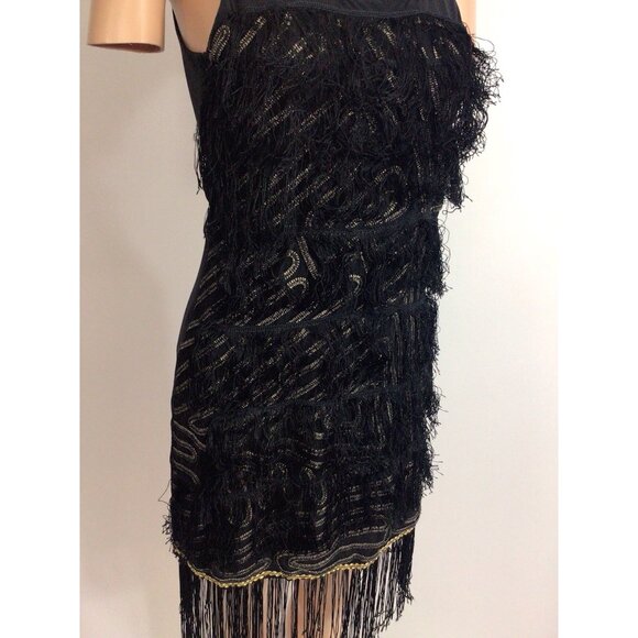 Express Flapper Dress Lined Womens Small - Picture 5 of 8